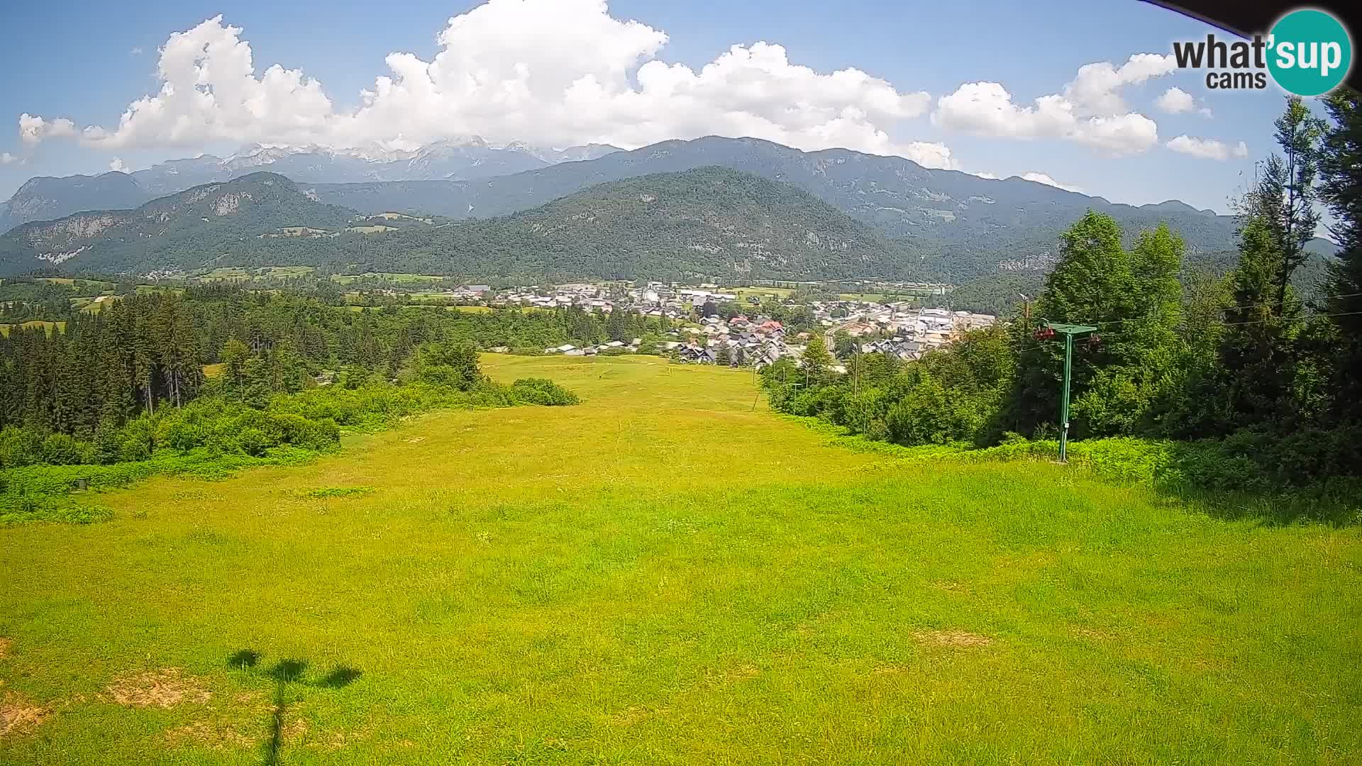 Spletna kamera Bohinjska Bistrica – Pogled v živo s smučišča Kozji Hrbet