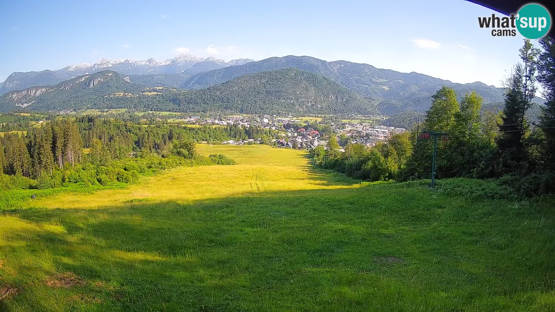 Webcam Bohinjska Bistrica – Live View from Kozji Hrbet Ski Station