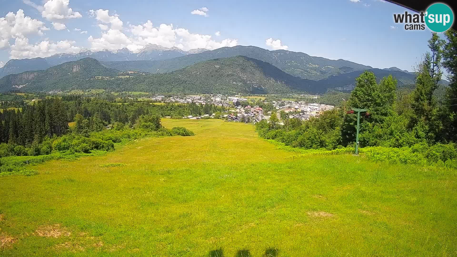 Kamera uživo Bohinjska Bistrica – Pogled u stvarnom vremenu sa skijališta Kozji Hrbet
