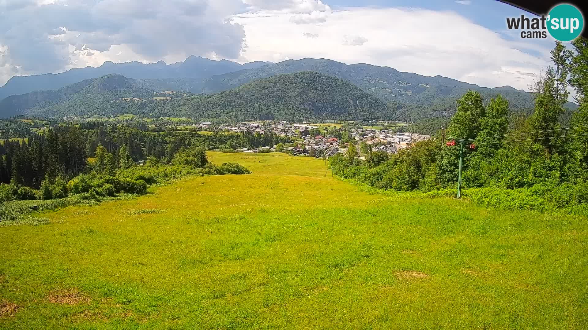 Spletna kamera Bohinjska Bistrica – Pogled v živo s smučišča Kozji Hrbet
