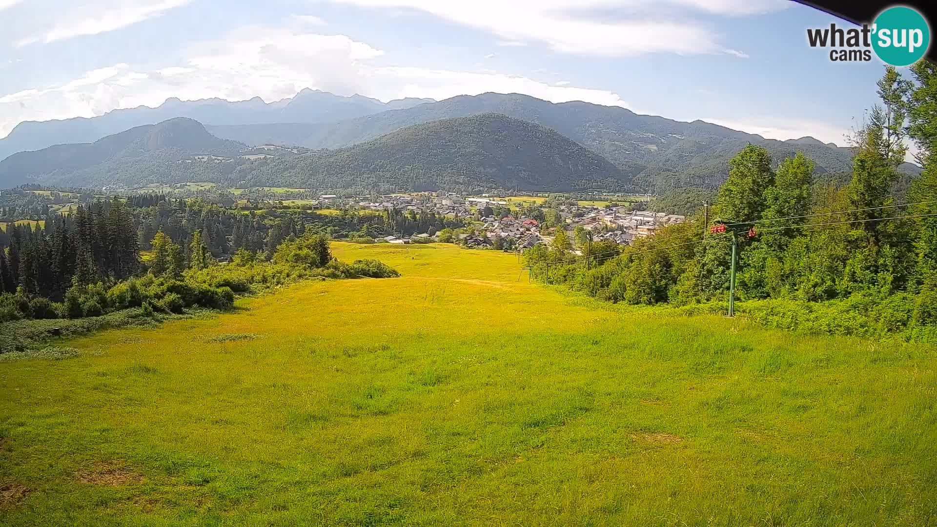 Spletna kamera Bohinjska Bistrica – Pogled v živo s smučišča Kozji Hrbet