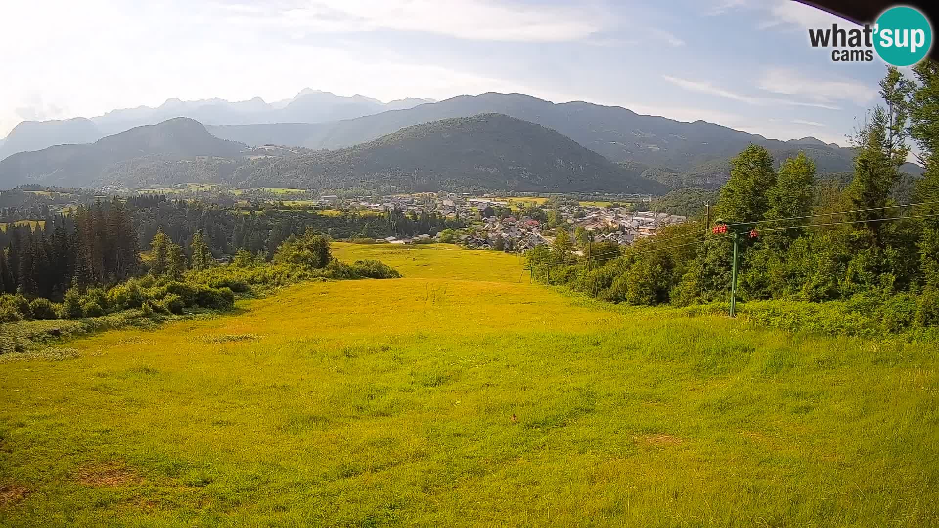 Spletna kamera Bohinjska Bistrica – Pogled v živo s smučišča Kozji Hrbet