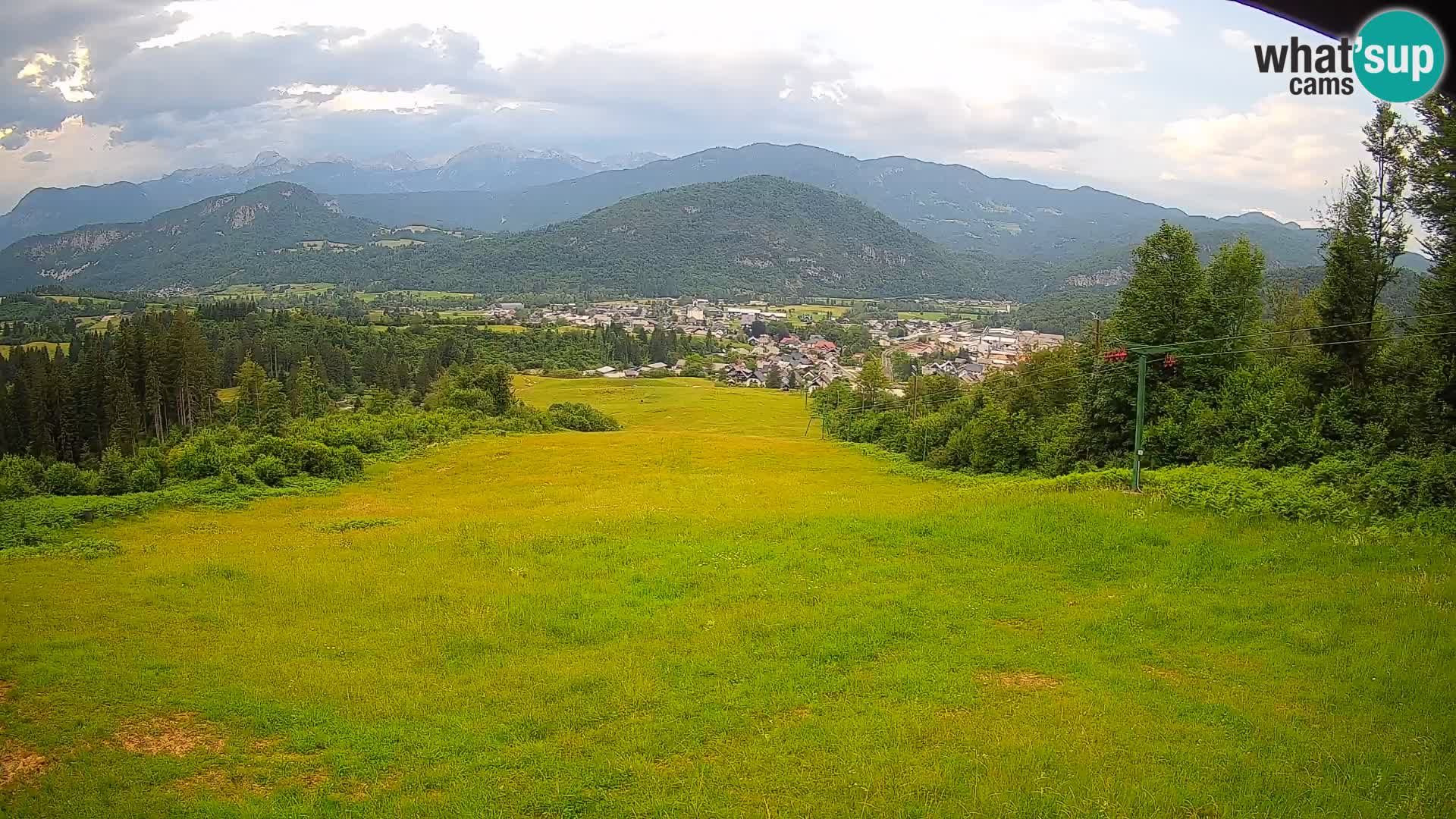 Spletna kamera Bohinjska Bistrica – Pogled v živo s smučišča Kozji Hrbet
