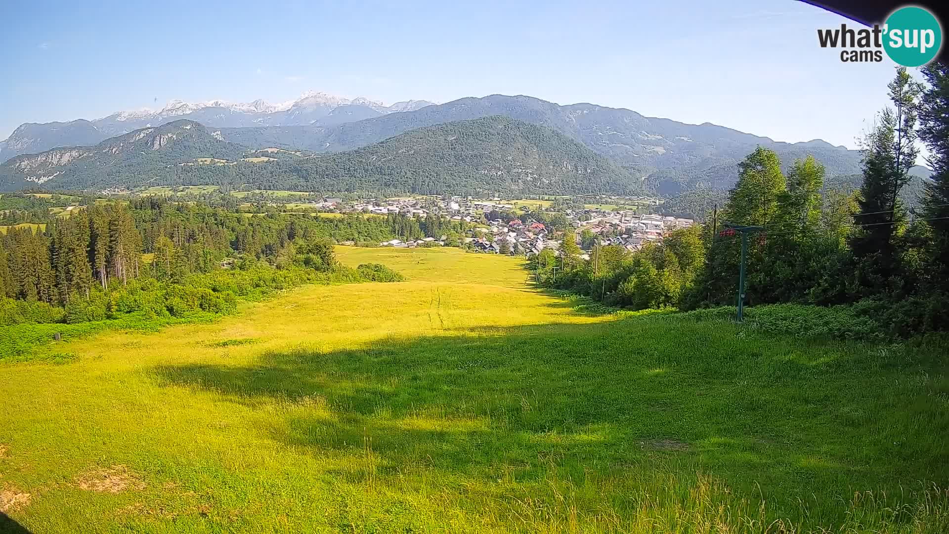 Webcam Bohinjska Bistrica – Live View from Kozji Hrbet Ski Station