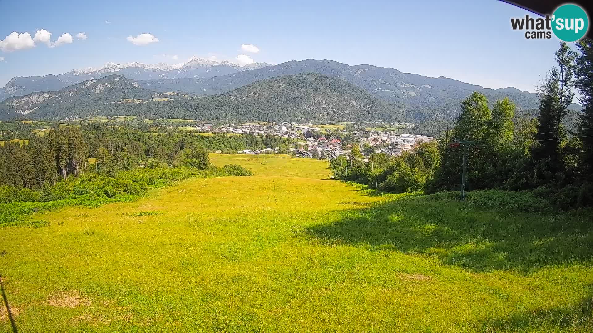 Spletna kamera Bohinjska Bistrica – Pogled v živo s smučišča Kozji Hrbet
