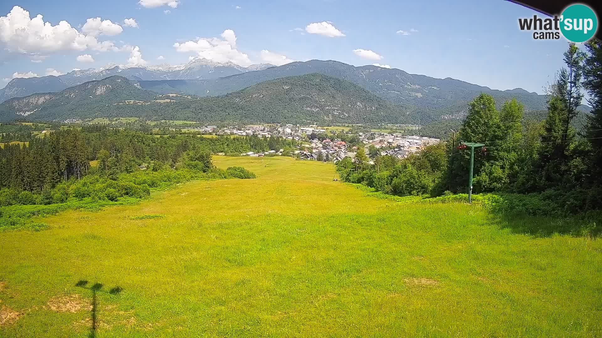Spletna kamera Bohinjska Bistrica – Pogled v živo s smučišča Kozji Hrbet