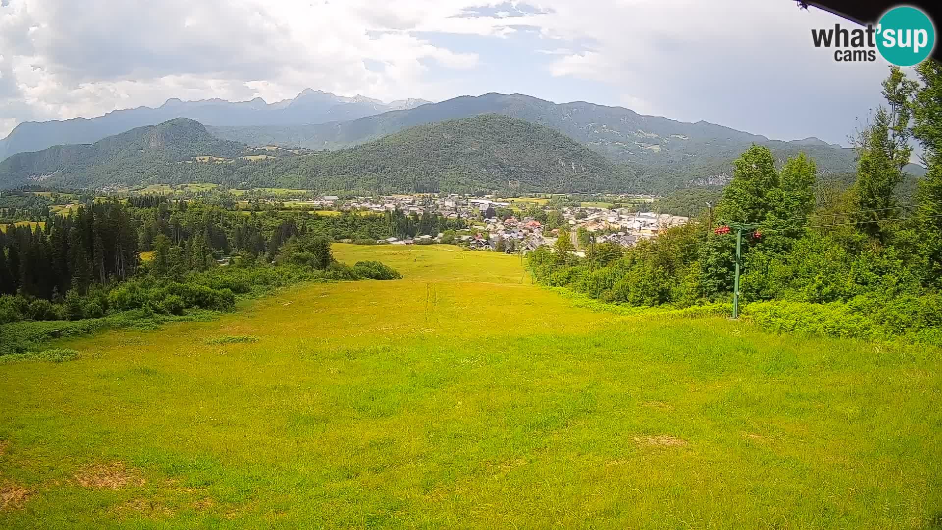Kamera uživo Bohinjska Bistrica – Pogled u stvarnom vremenu sa skijališta Kozji Hrbet