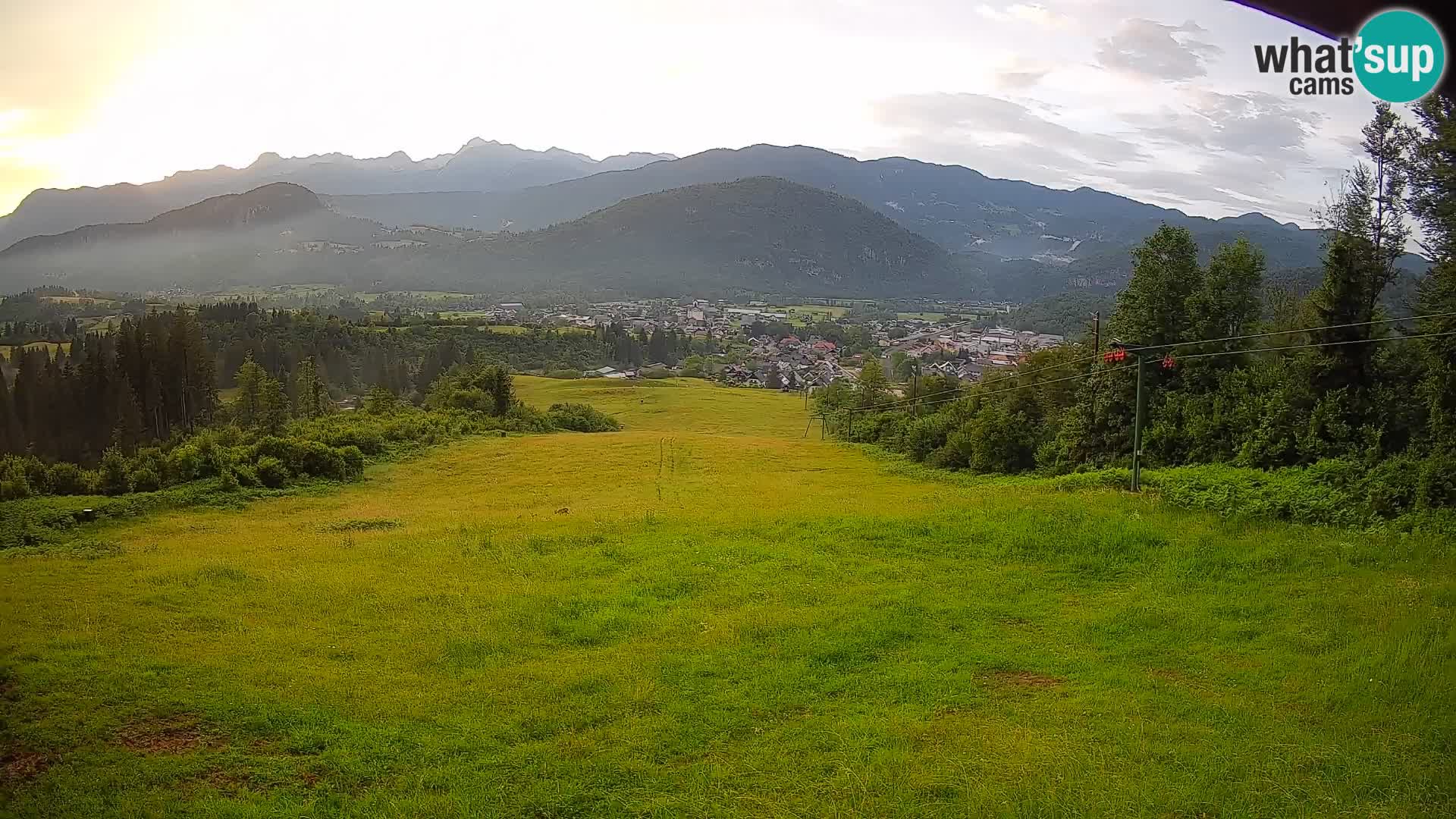 Webcam Bohinjska Bistrica – Vista live dalla stazione sciistica Kozji Hrbet