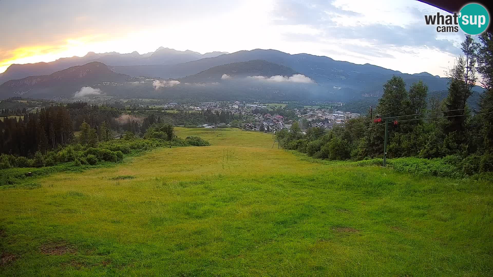 Webcam Bohinjska Bistrica – Live View from Kozji Hrbet Ski Station