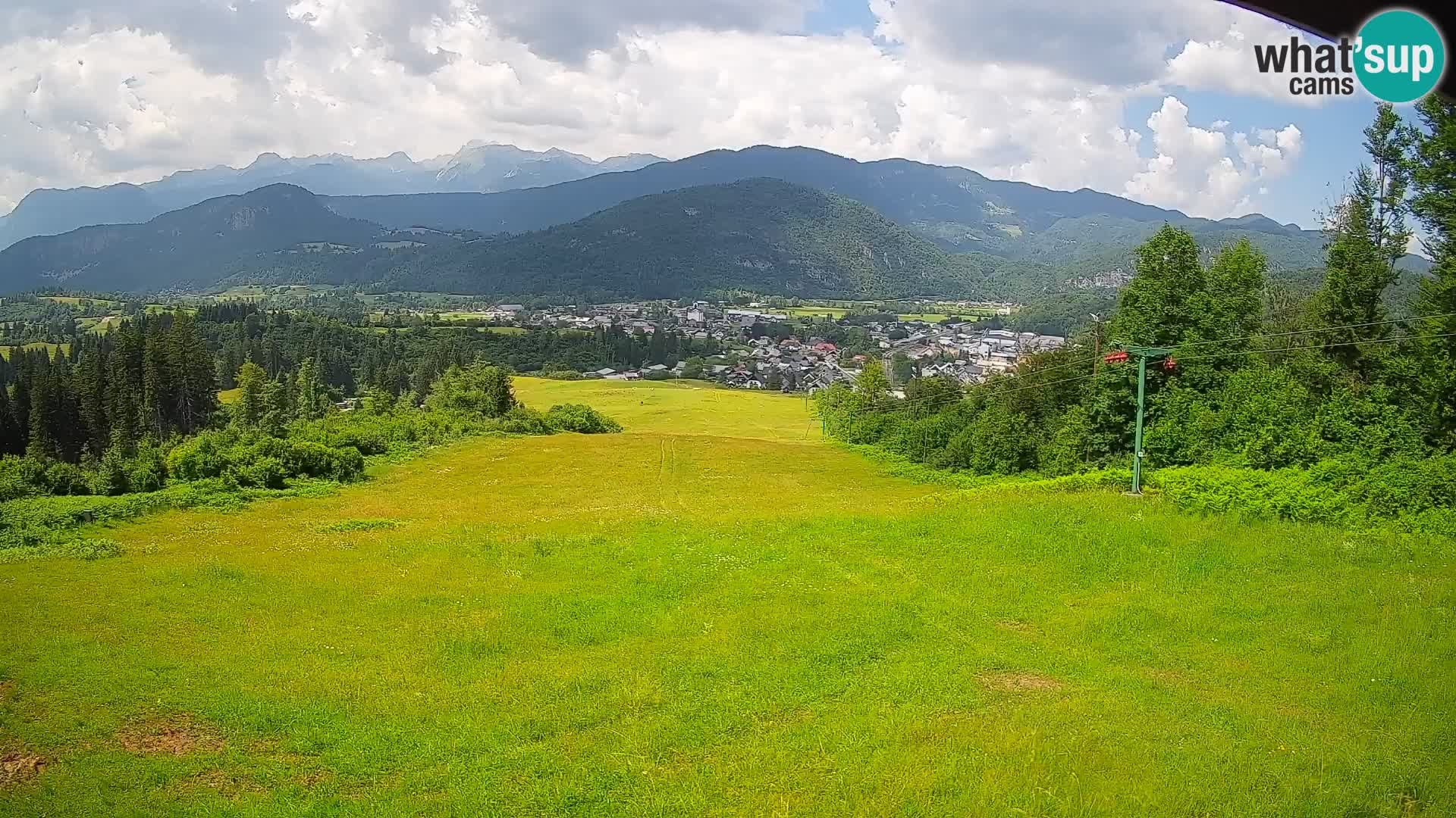 Spletna kamera Bohinjska Bistrica – Pogled v živo s smučišča Kozji Hrbet