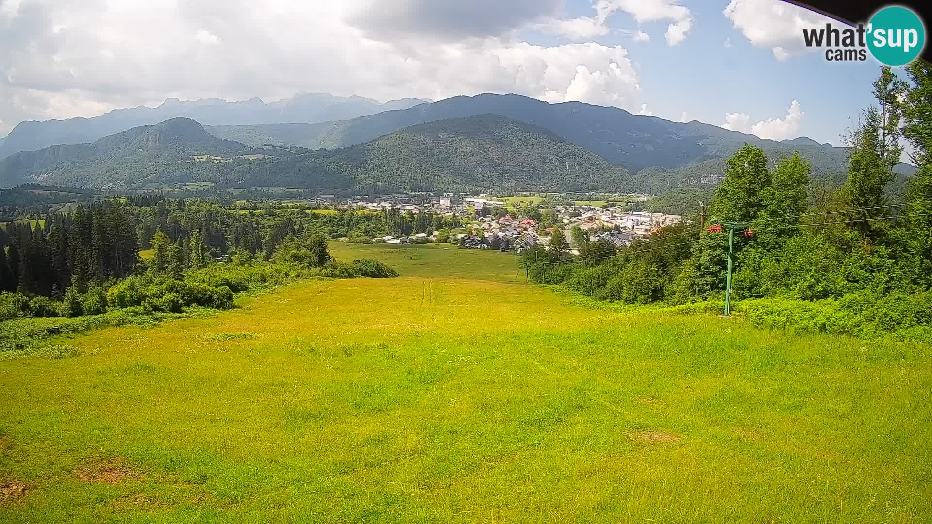 Kamera uživo Bohinjska Bistrica – Pogled u stvarnom vremenu sa skijališta Kozji Hrbet