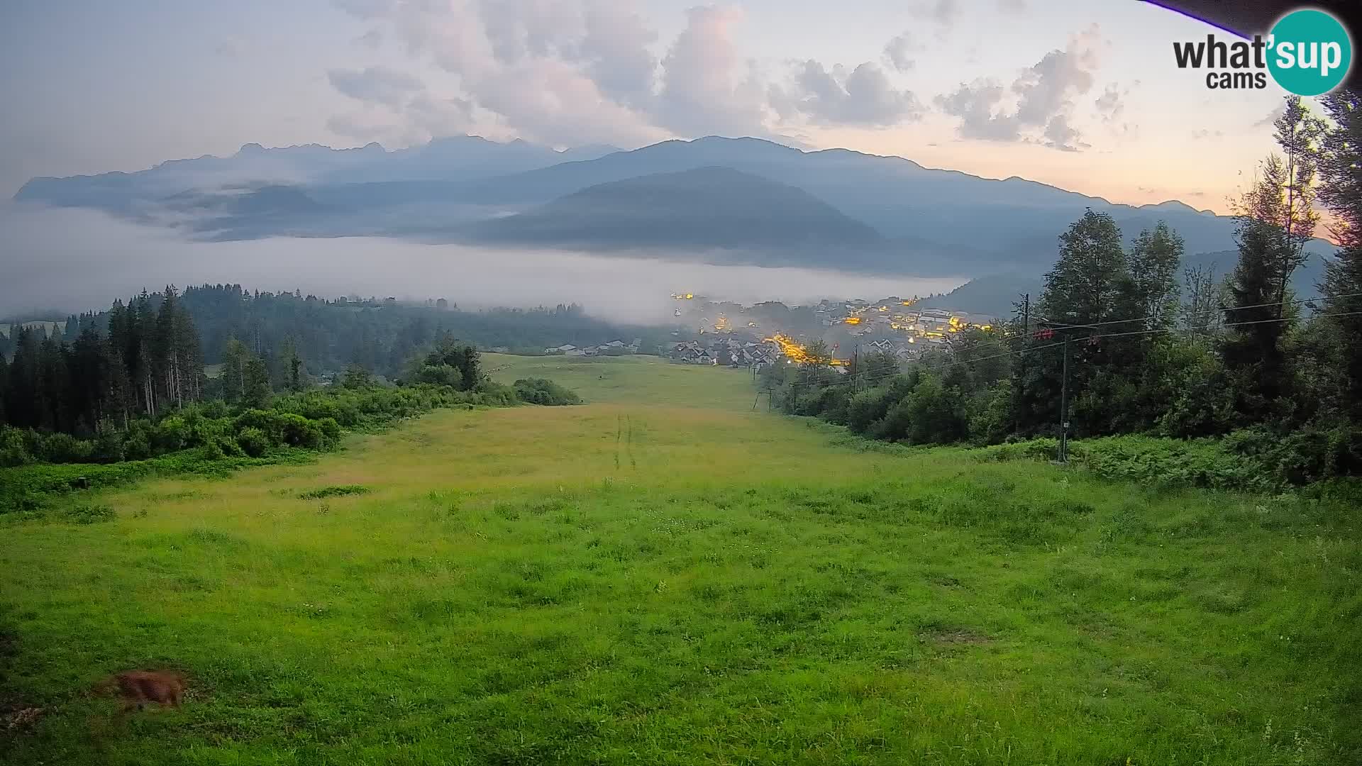 Webcam Bohinjska Bistrica – Live View from Kozji Hrbet Ski Station