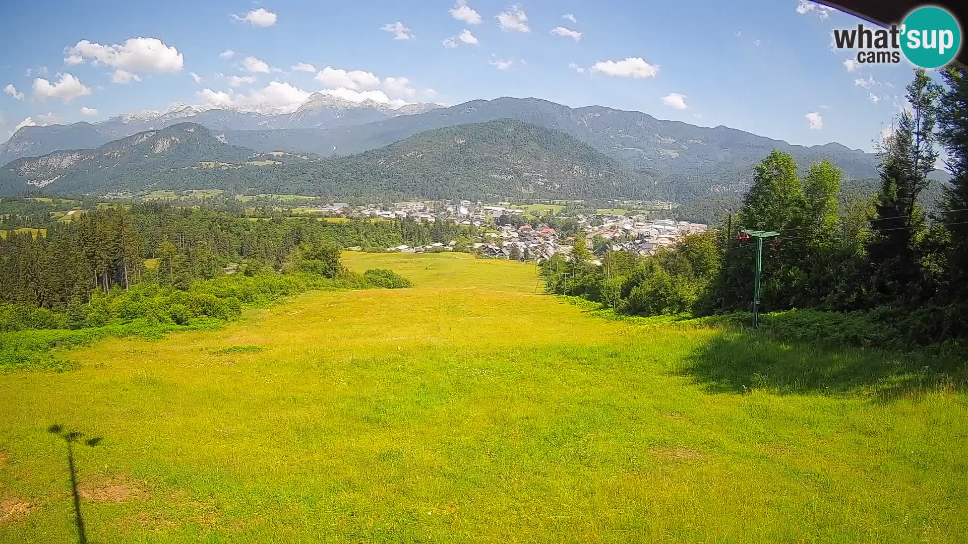 Spletna kamera Bohinjska Bistrica – Pogled v živo s smučišča Kozji Hrbet