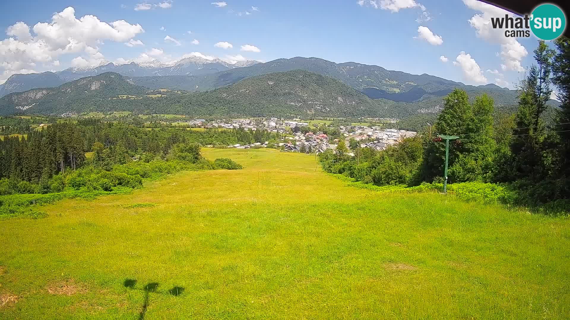 Spletna kamera Bohinjska Bistrica – Pogled v živo s smučišča Kozji Hrbet