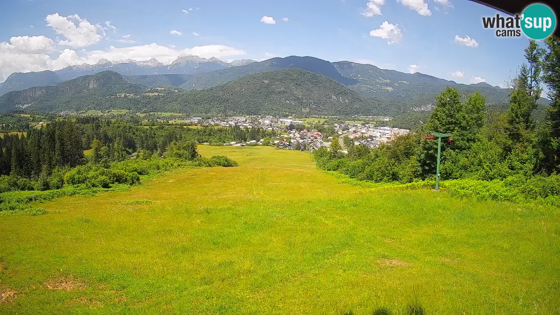 Spletna kamera Bohinjska Bistrica – Pogled v živo s smučišča Kozji Hrbet