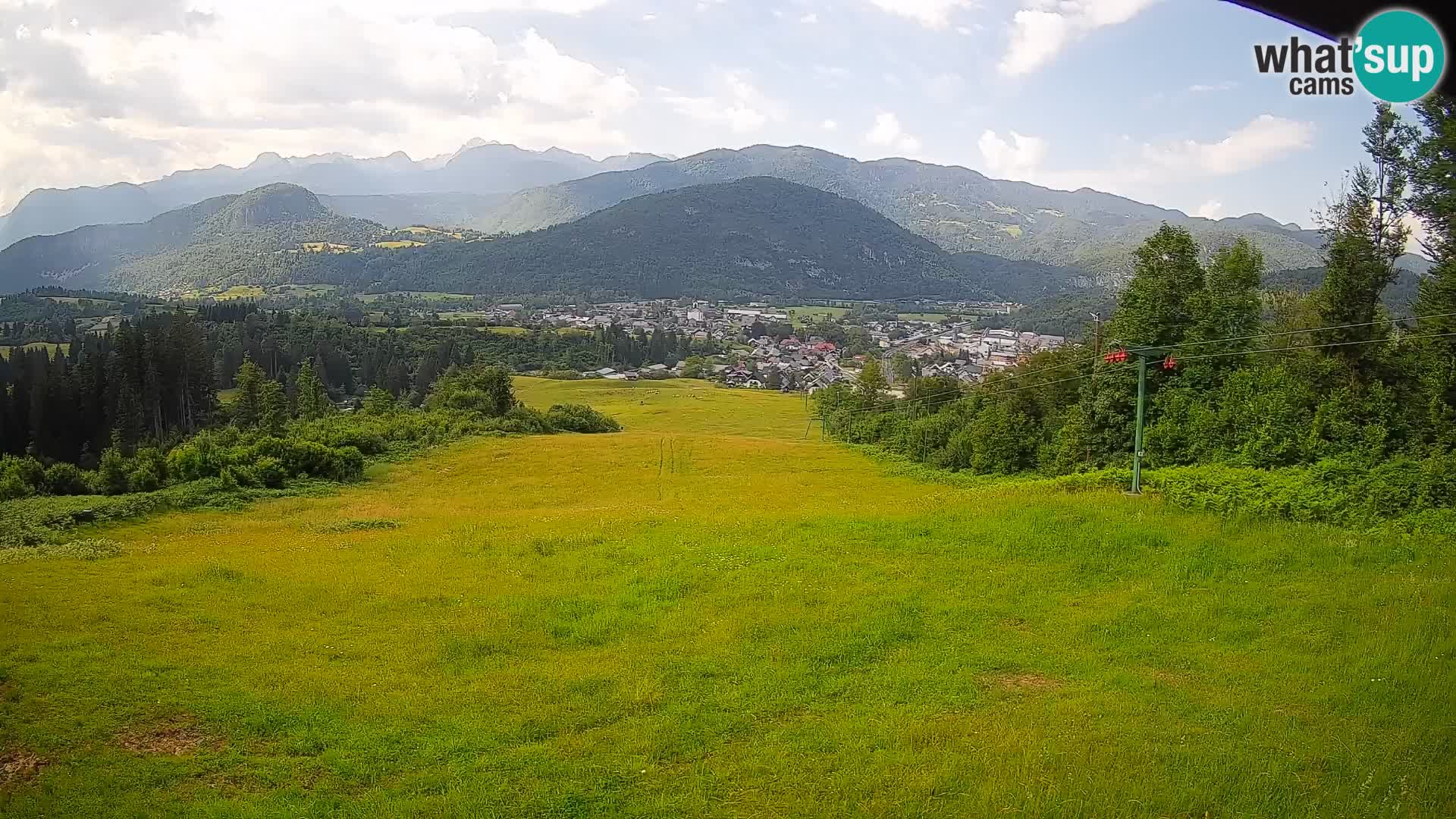 Kamera uživo Bohinjska Bistrica – Pogled u stvarnom vremenu sa skijališta Kozji Hrbet