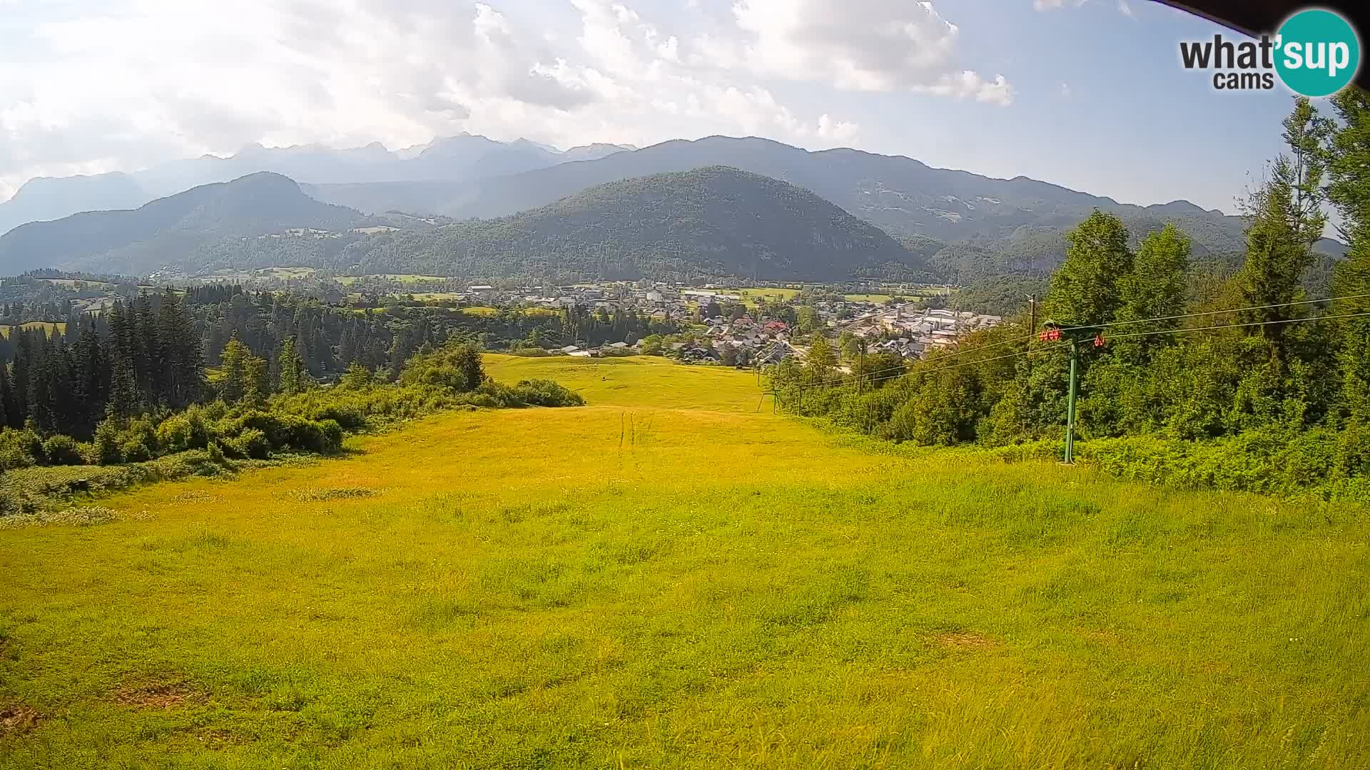 Spletna kamera Bohinjska Bistrica – Pogled v živo s smučišča Kozji Hrbet