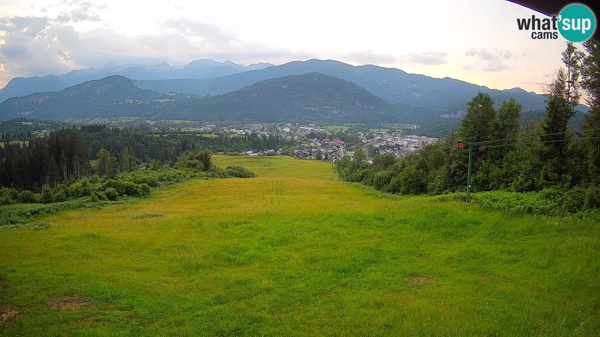 Spletna kamera Bohinjska Bistrica – Pogled v živo s smučišča Kozji Hrbet