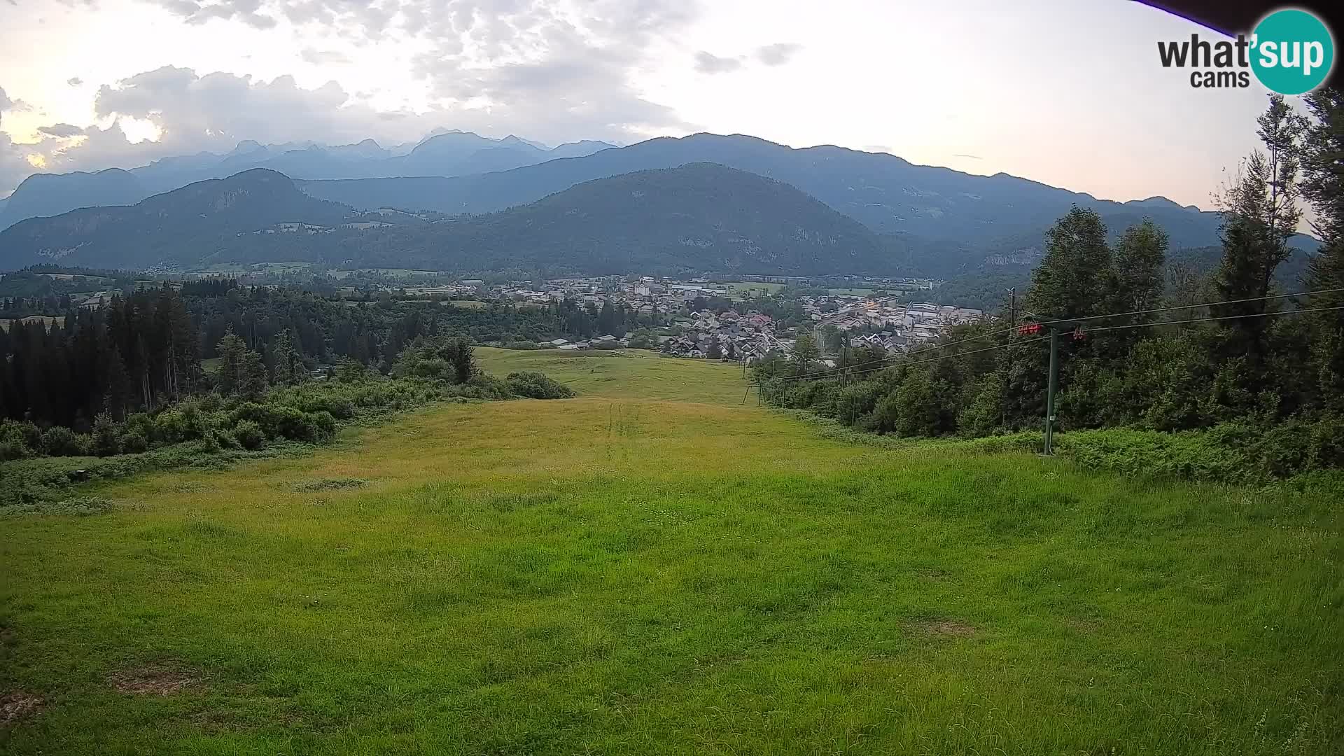 Spletna kamera Bohinjska Bistrica – Pogled v živo s smučišča Kozji Hrbet