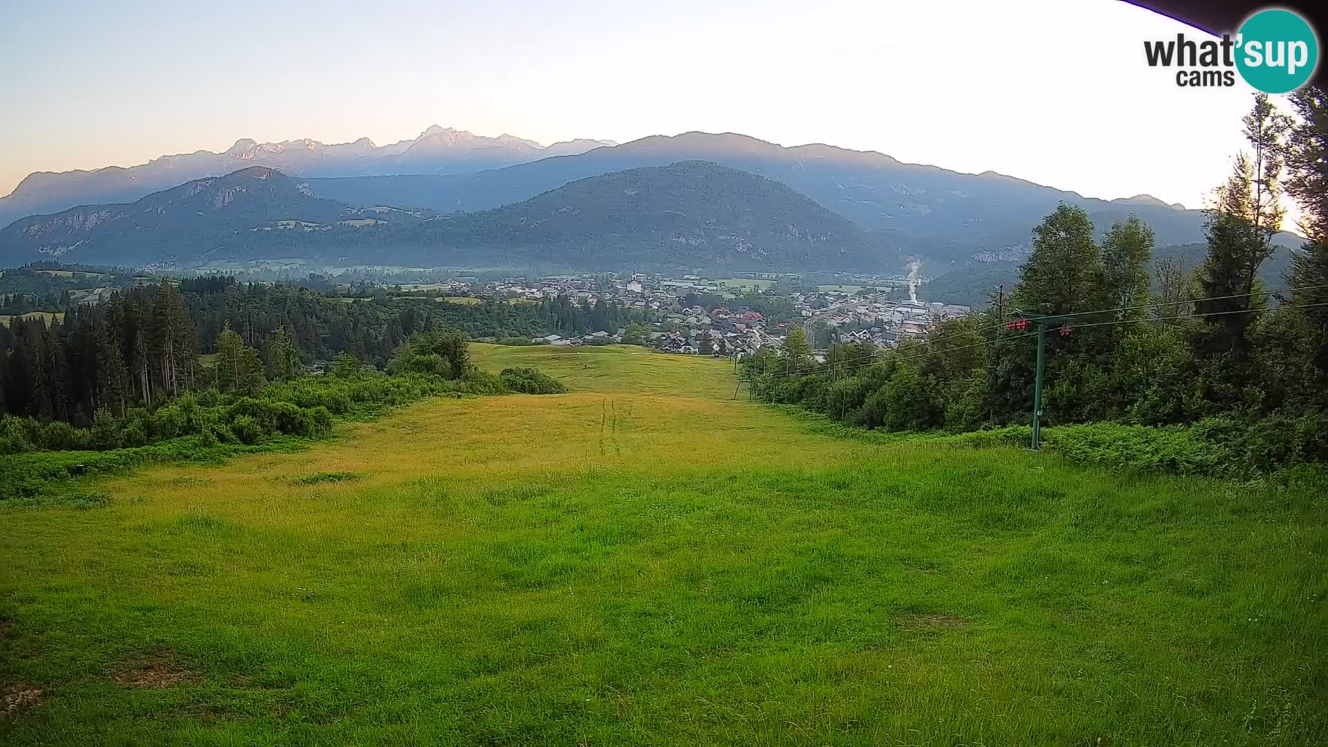 Webcam Bohinjska Bistrica – Vista live dalla stazione sciistica Kozji Hrbet