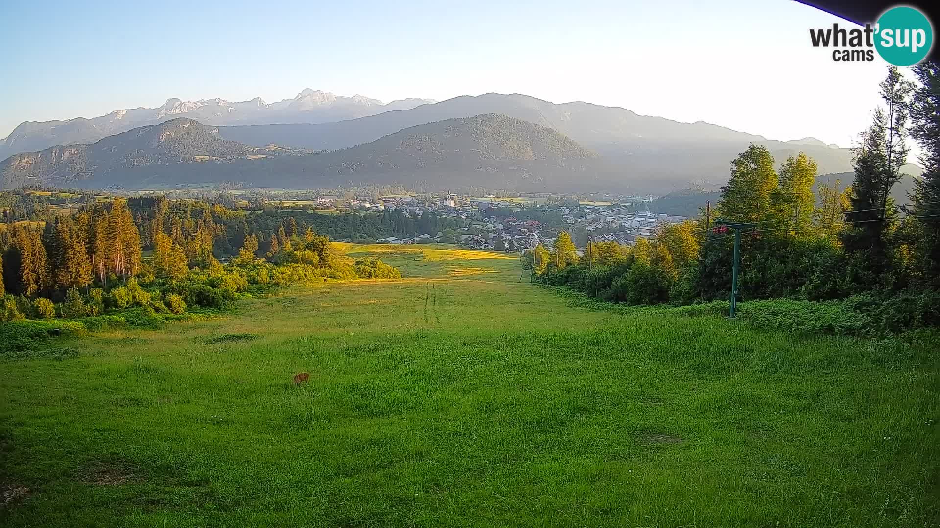Webcam Bohinjska Bistrica – Live View from Kozji Hrbet Ski Station