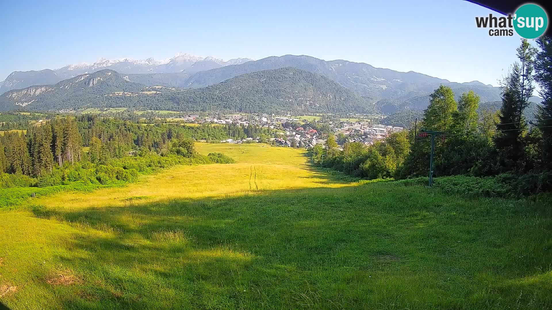 Webcam Bohinjska Bistrica – Vue en direct depuis la station de ski Kozji Hrbet