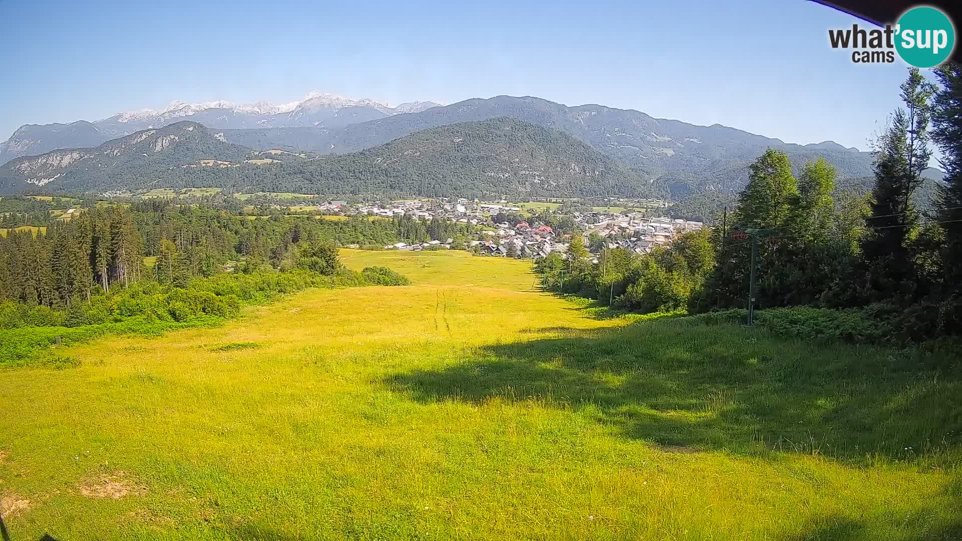 Webcam Bohinjska Bistrica – Live View from Kozji Hrbet Ski Station