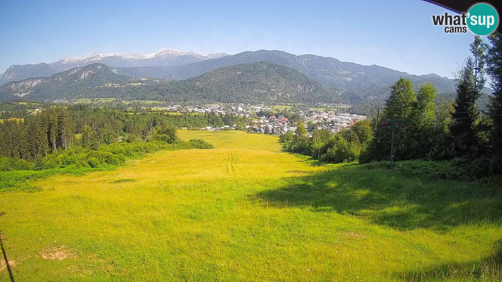 Webcam Bohinjska Bistrica – Live View from Kozji Hrbet Ski Station