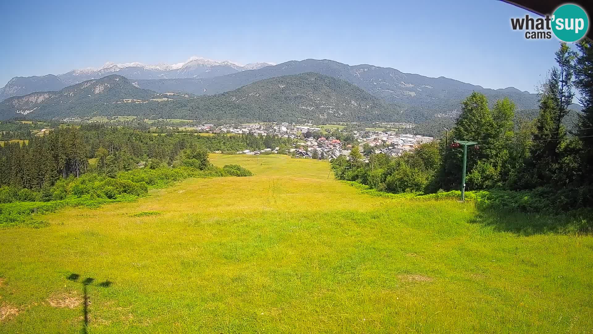 Webcam Bohinjska Bistrica – Live View from Kozji Hrbet Ski Station
