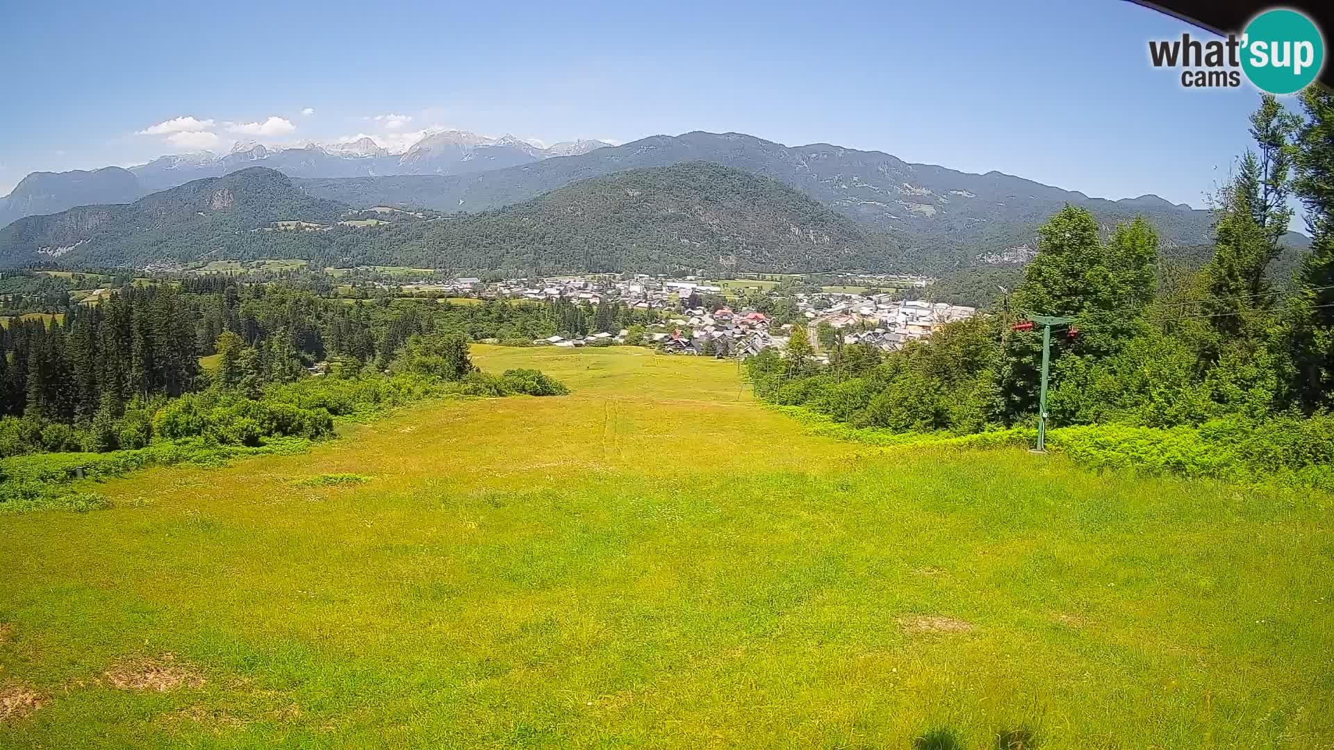 Spletna kamera Bohinjska Bistrica – Pogled v živo s smučišča Kozji Hrbet