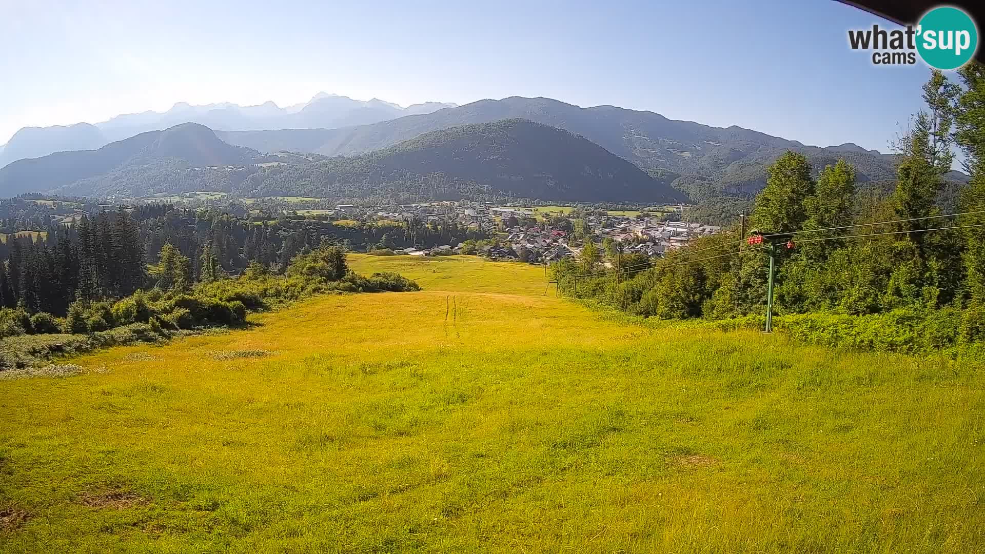Spletna kamera Bohinjska Bistrica – Pogled v živo s smučišča Kozji Hrbet