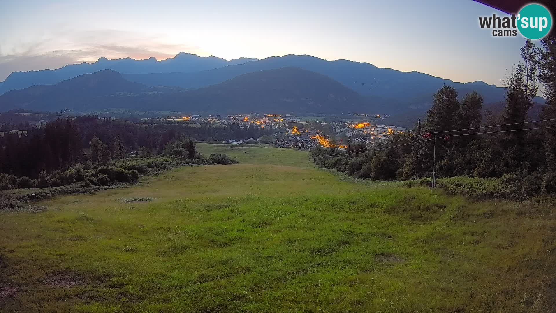 Kamera uživo Bohinjska Bistrica – Pogled u stvarnom vremenu sa skijališta Kozji Hrbet