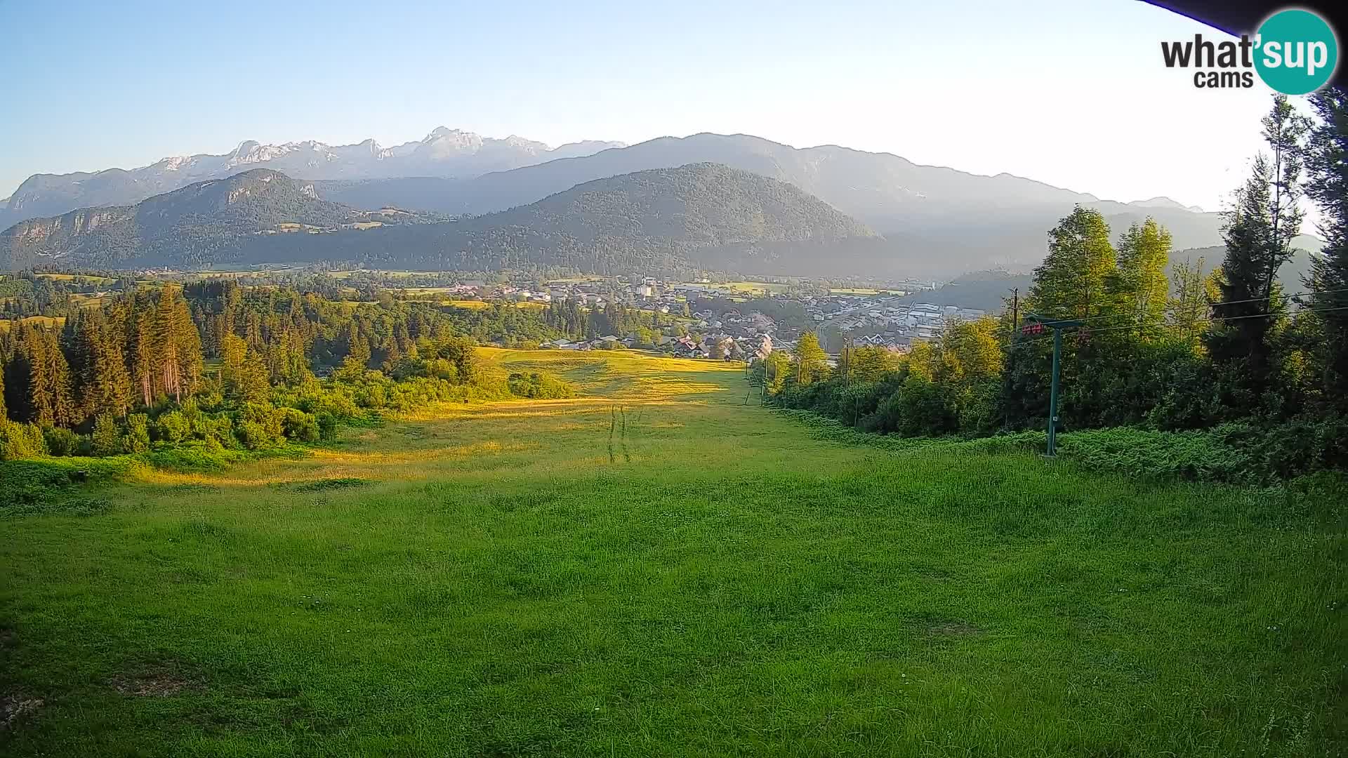 Webcam Bohinjska Bistrica – Live View from Kozji Hrbet Ski Station