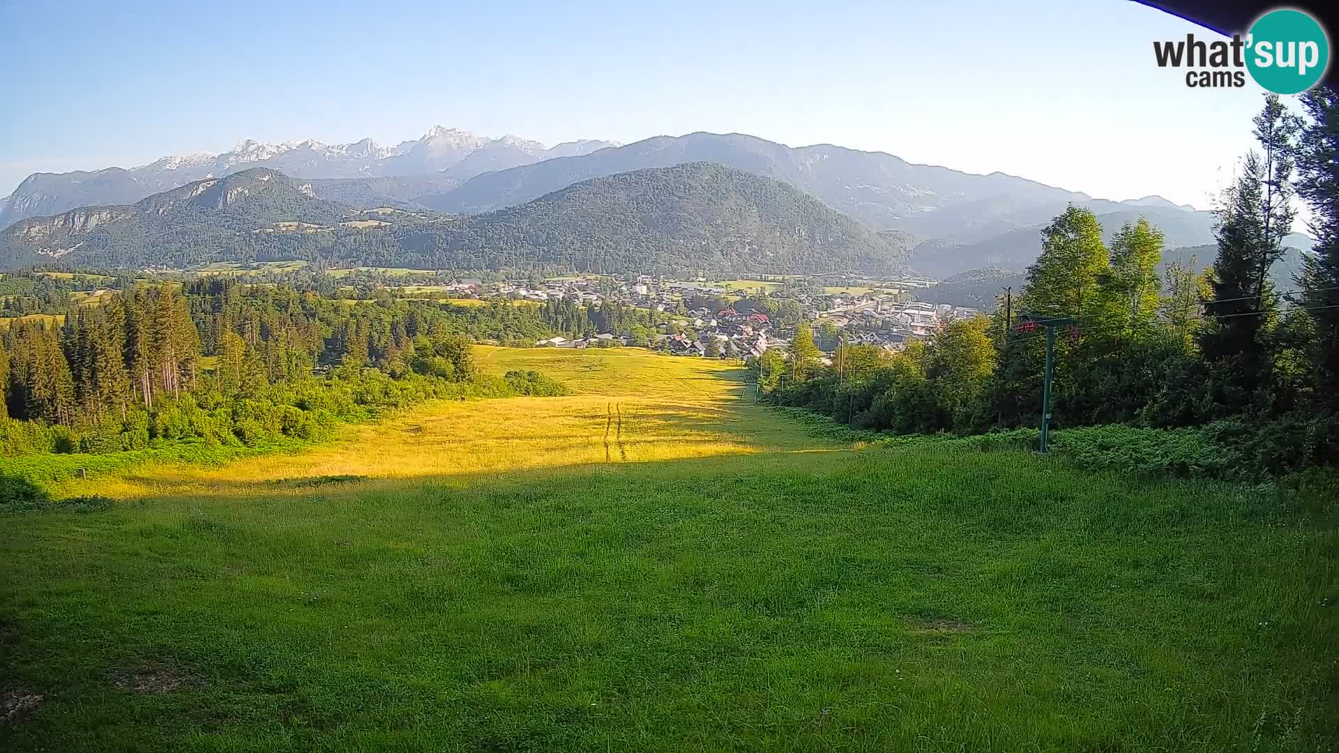Webcam Bohinjska Bistrica – Live View from Kozji Hrbet Ski Station