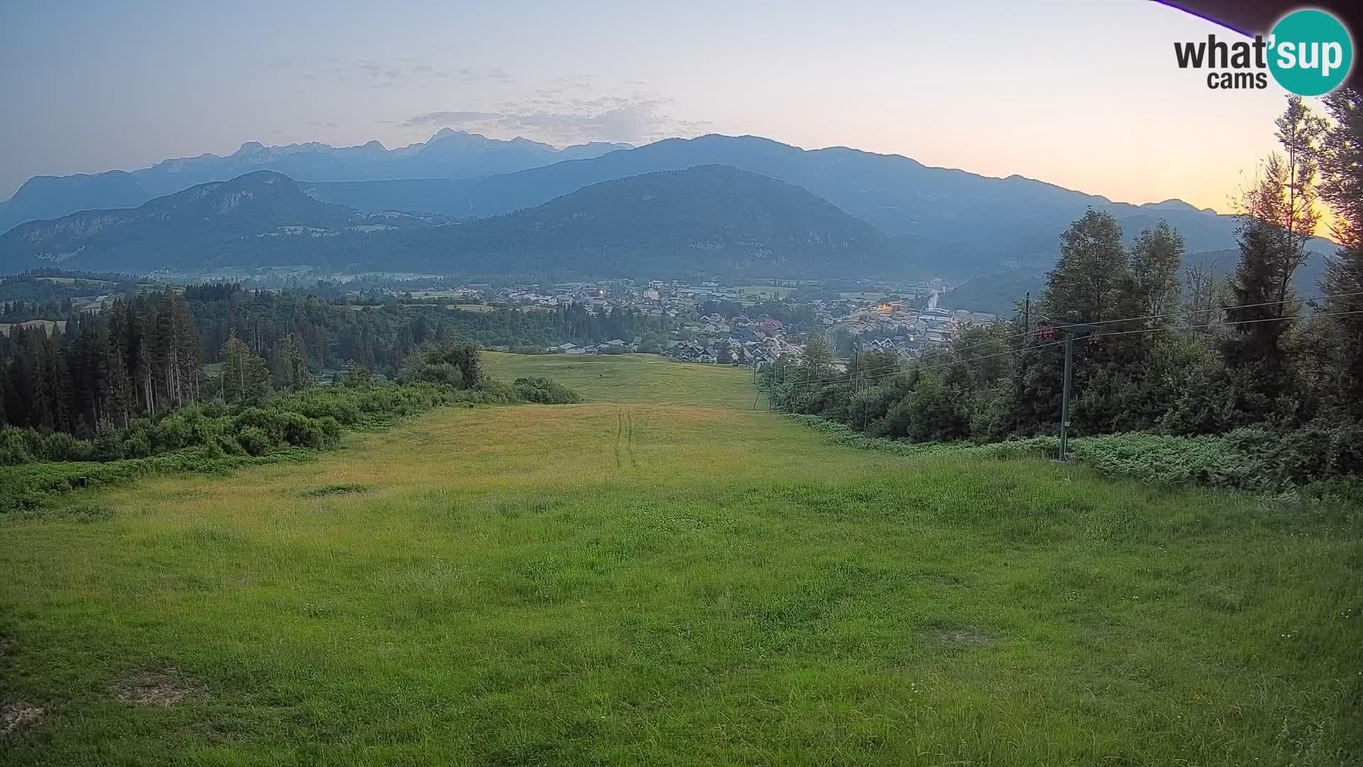 Webcam Bohinjska Bistrica – Vista live dalla stazione sciistica Kozji Hrbet