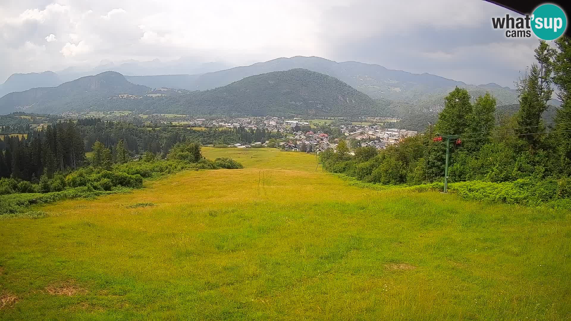 Kamera uživo Bohinjska Bistrica – Pogled u stvarnom vremenu sa skijališta Kozji Hrbet