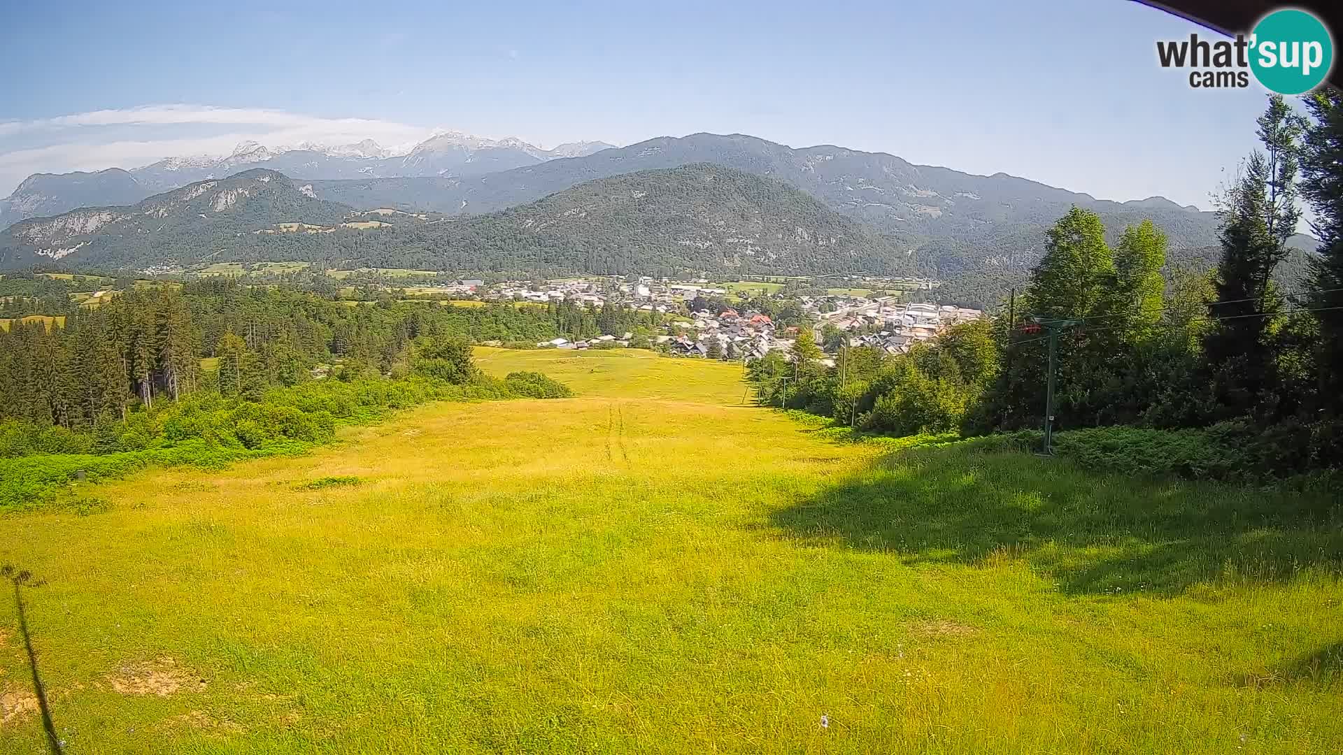 Webcam Bohinjska Bistrica – Live View from Kozji Hrbet Ski Station