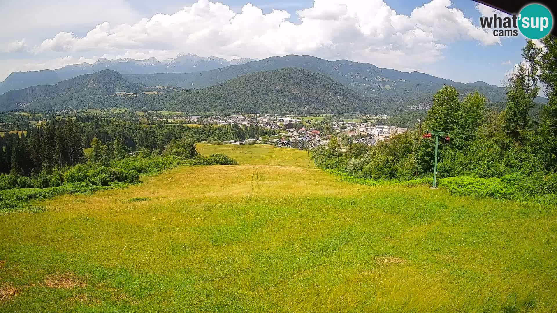 Spletna kamera Bohinjska Bistrica – Pogled v živo s smučišča Kozji Hrbet