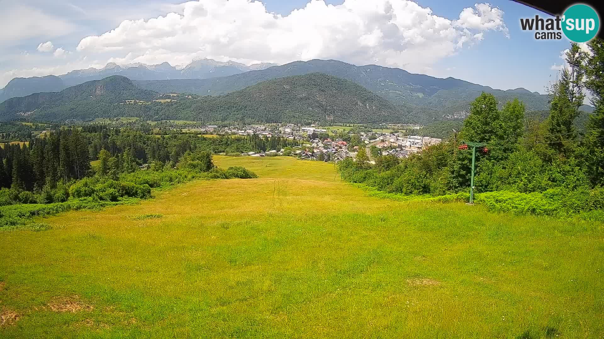 Spletna kamera Bohinjska Bistrica – Pogled v živo s smučišča Kozji Hrbet