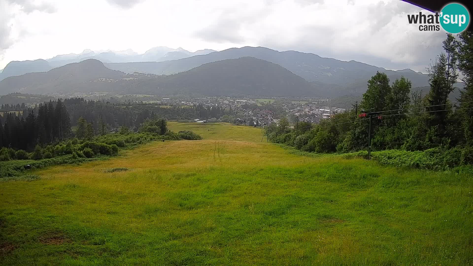 Spletna kamera Bohinjska Bistrica – Pogled v živo s smučišča Kozji Hrbet