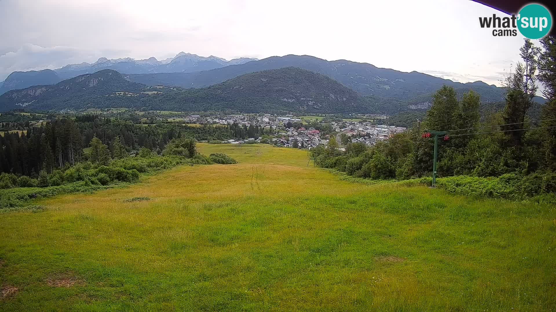 Kamera uživo Bohinjska Bistrica – Pogled u stvarnom vremenu sa skijališta Kozji Hrbet