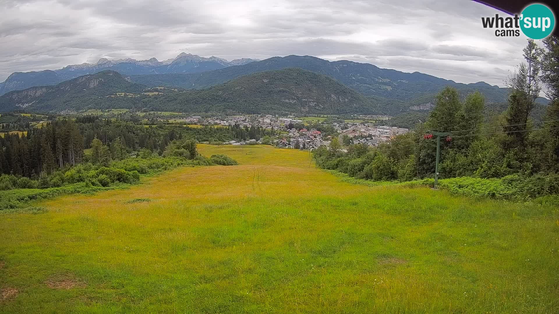 Spletna kamera Bohinjska Bistrica – Pogled v živo s smučišča Kozji Hrbet