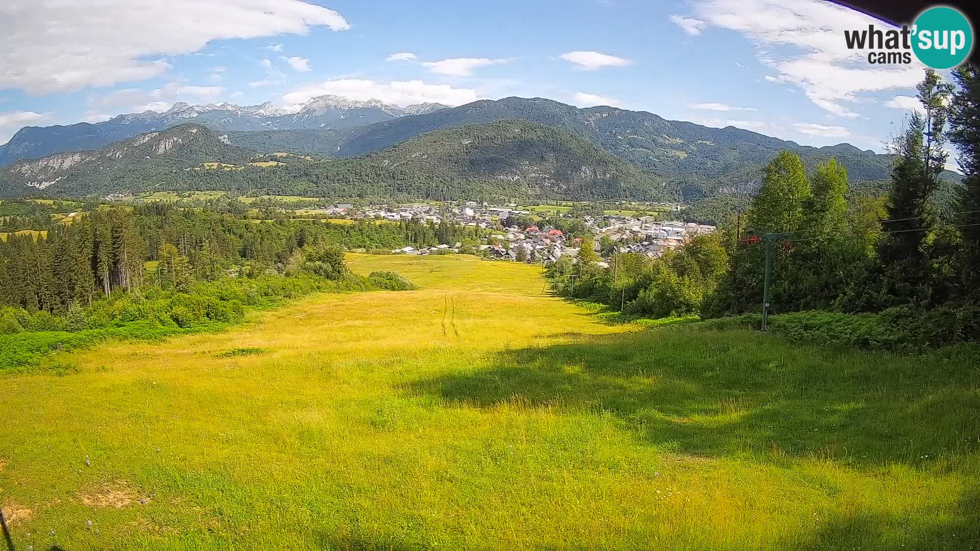 Spletna kamera Bohinjska Bistrica – Pogled v živo s smučišča Kozji Hrbet