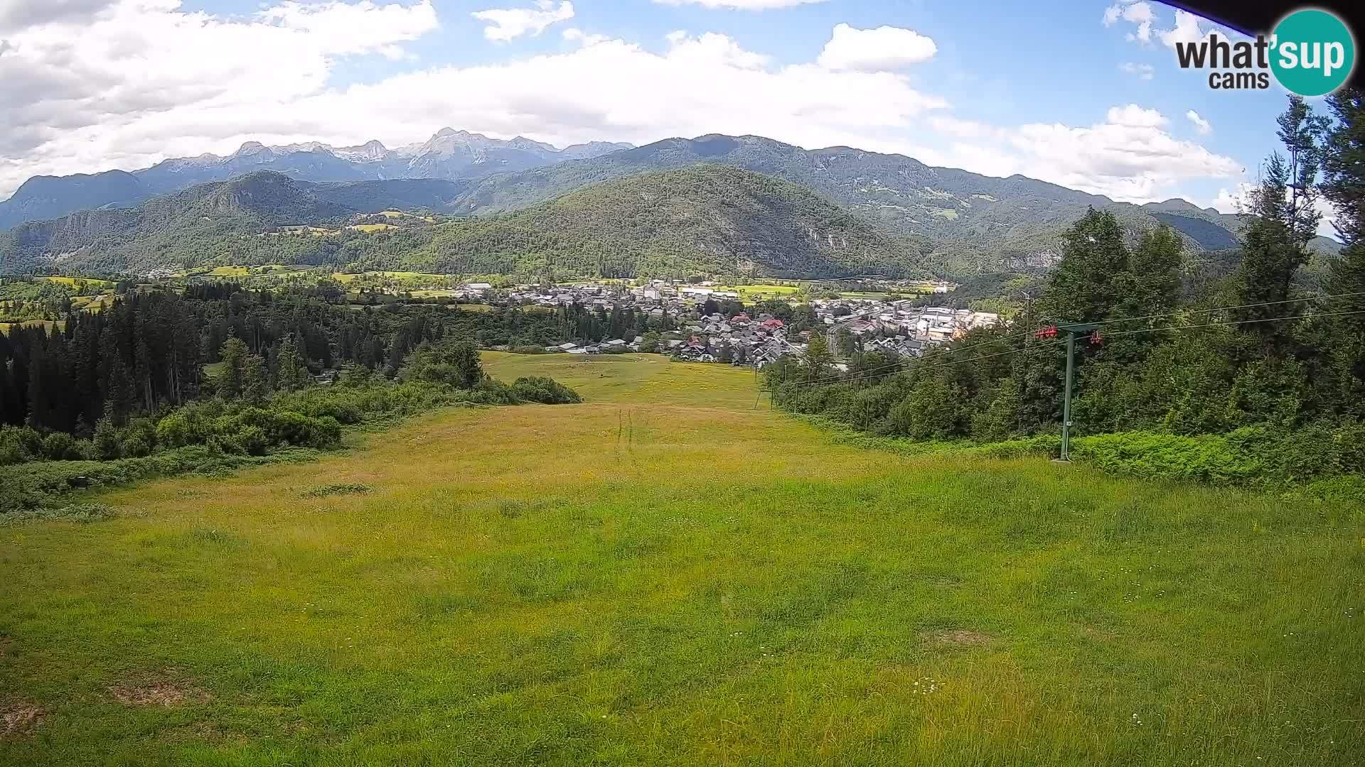 Spletna kamera Bohinjska Bistrica – Pogled v živo s smučišča Kozji Hrbet