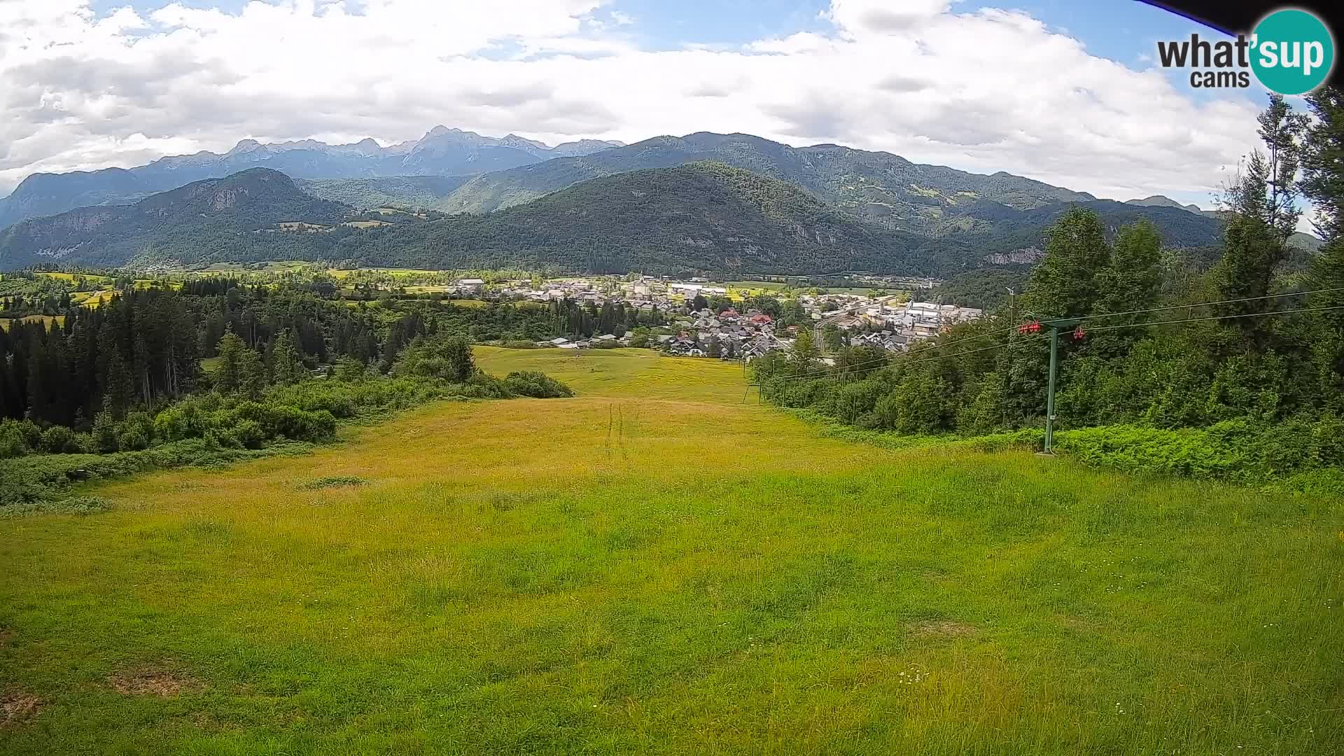 Kamera uživo Bohinjska Bistrica – Pogled u stvarnom vremenu sa skijališta Kozji Hrbet