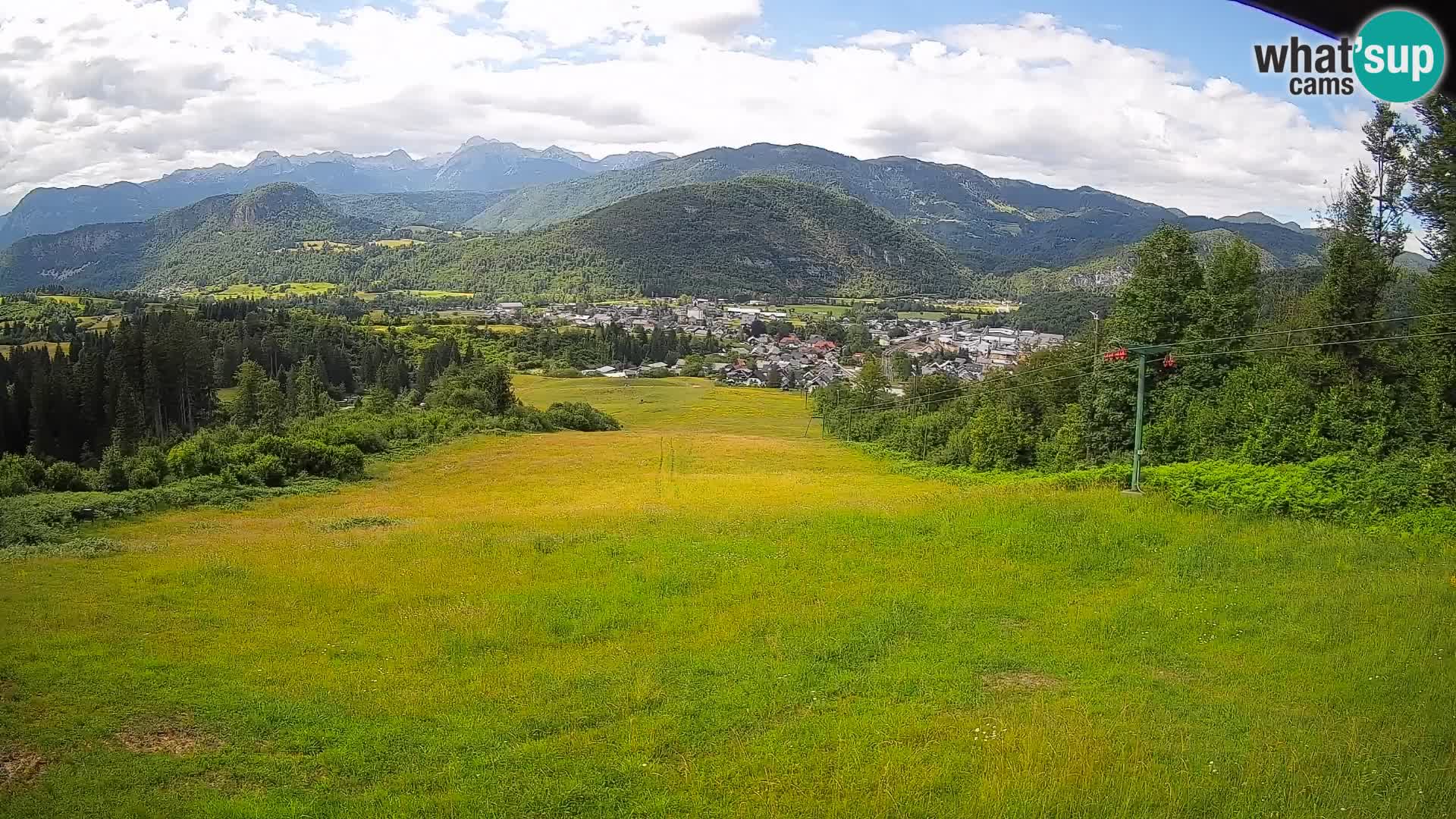 Kamera uživo Bohinjska Bistrica – Pogled u stvarnom vremenu sa skijališta Kozji Hrbet