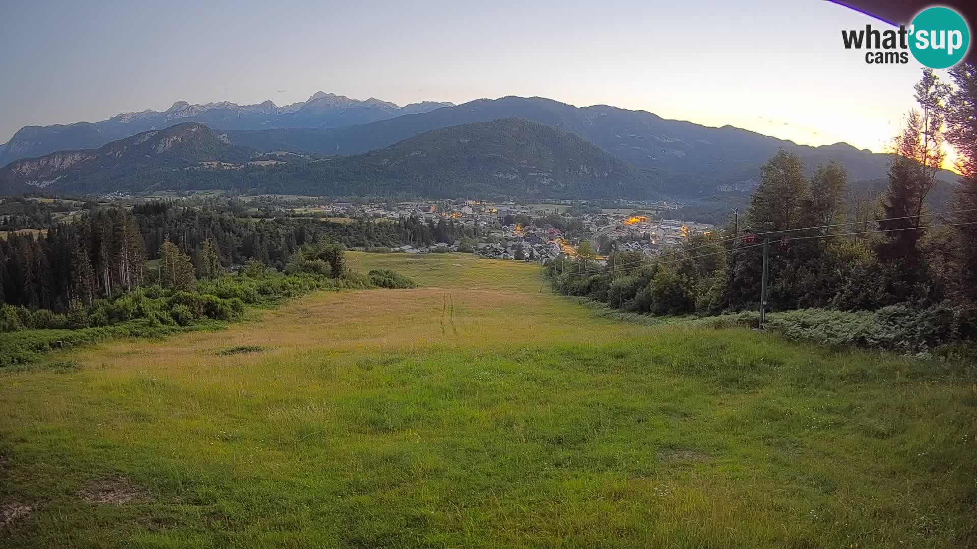 Spletna kamera Bohinjska Bistrica – Pogled v živo s smučišča Kozji Hrbet