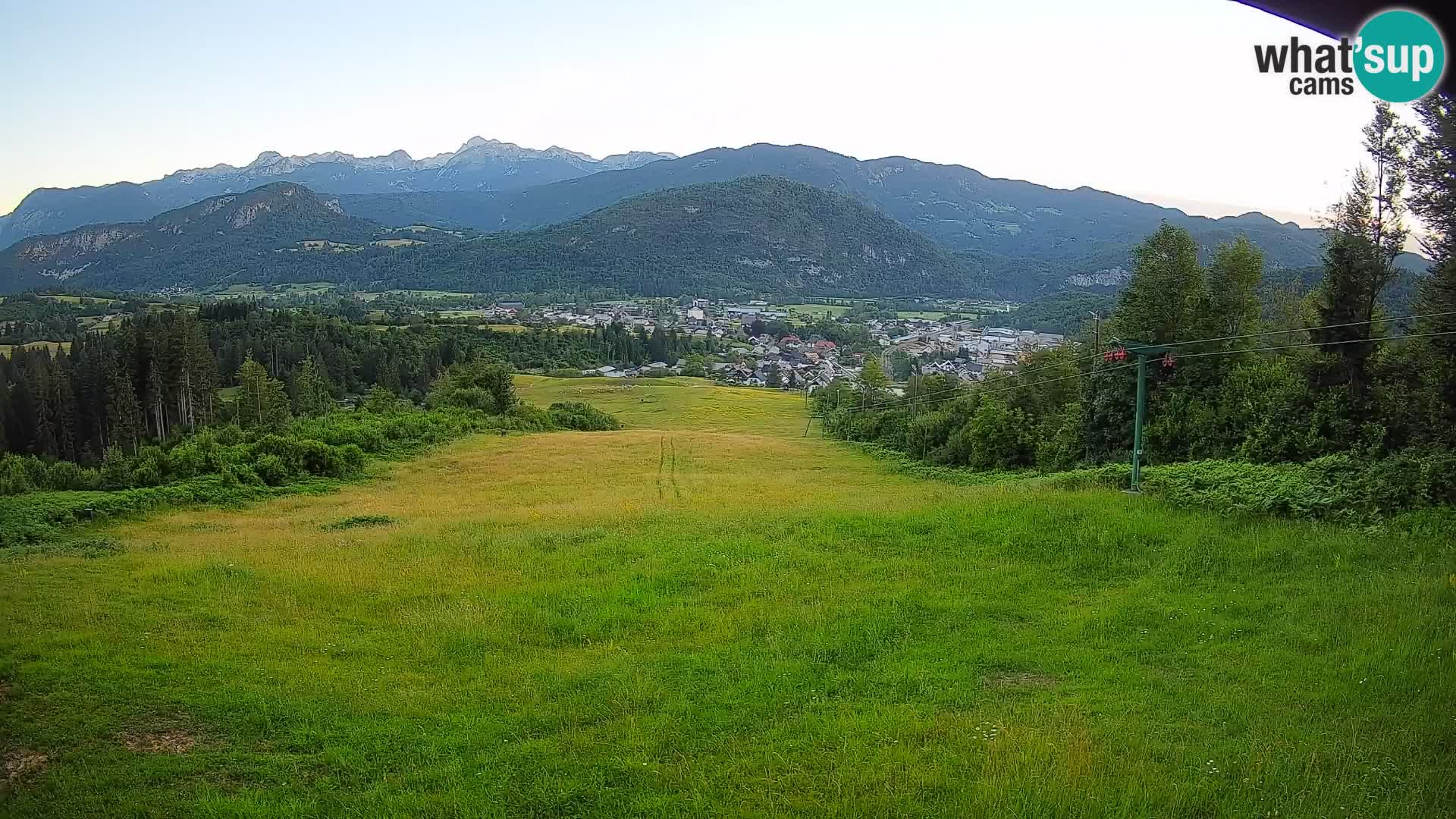 Spletna kamera Bohinjska Bistrica – Pogled v živo s smučišča Kozji Hrbet