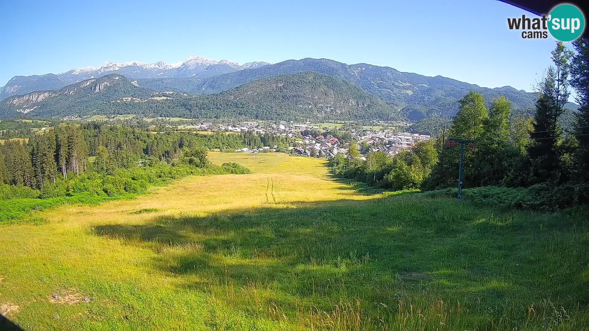 Webcam Bohinjska Bistrica – Live View from Kozji Hrbet Ski Station