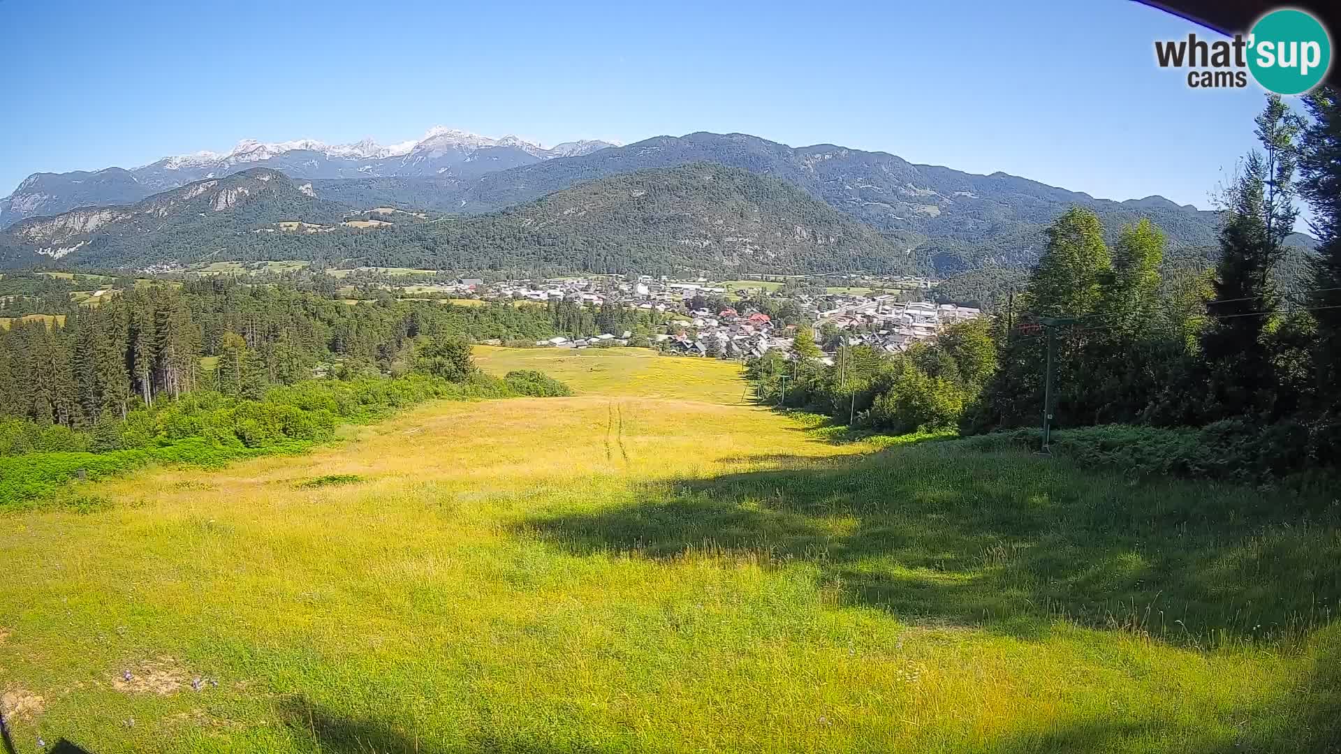 Webcam Bohinjska Bistrica – Live View from Kozji Hrbet Ski Station